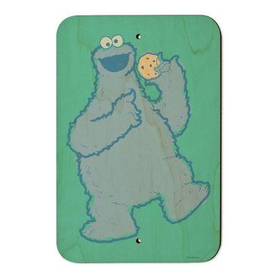 GRAPHICS & MORE Sesame Street Cookie Monster Distressed Home Business Office Sign