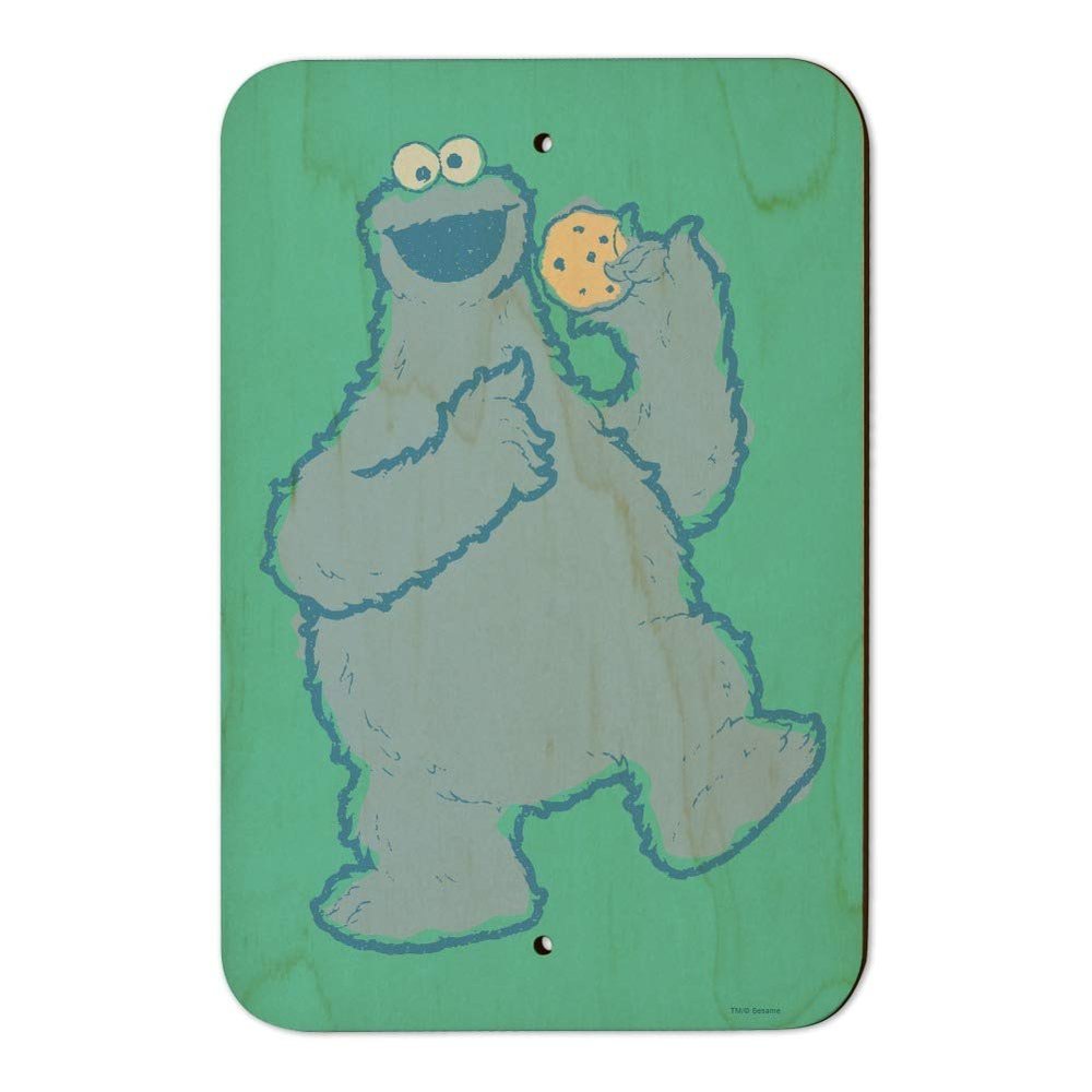 GRAPHICS & MORE Sesame Street Cookie Monster Distressed Home Business Office Sign