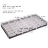 30 cavities rectangle ladder cube with heart polycarbonate PC chocolate mold ice cube mould candy making molding tools DIY bake view 2