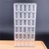 30 cavities rectangle ladder cube with heart polycarbonate PC chocolate mold ice cube mould candy making molding tools DIY bake view 4