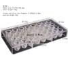 36 cavities round cylinder sticks shape polycarbonate PC chocolate mold sweet ice mould candy making molds DIY bakery stuff view 2