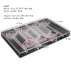 7 cavities double heart with sitck shape polycarbonate PC chocolate mold lollipop popsicle mould candy molds tools DIY bakery view 2