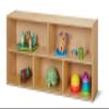 Jonti-Craft Young Time 7045YT Toddler Single Storage Unit Shelves - Kids Classroom Storage Shelf view 2
