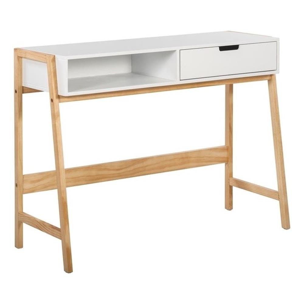 Adore Decor Jasper Writing Desk, French White