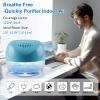 ap airpleasure Water-Based Purifier Air Washer, Air Revitalizer & Freshener, Air Fresher with 7 LED Color Changing Light for Rooms (Blue) view 4
