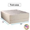 Dream Solutions USA Dream Sleep Beverly Hills Twin Size Firm Foam Encased Eurotop Mattress Set - Sleep System with Foam Encased Enhanced Support, Fully Assembled, Knit Cover, Orthopedic view 2