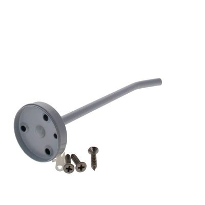 MroMax Stainless Steel Wall Hook, 150mm Height White Elephant Nose Wall Mounted Coat Hooks for Hanging Bathroom Robe, Coat, Kitchen Utensil and Bag,1Pc