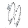 Bansriracha CZ Engagement Ring Set 925 Sterling Silver Rings for Women Anniversary Wedding Rings Band Bridal Sets Silver 925 Jewelry (8) view 1