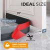 GroTheory 2 Pack Under Door Draft Stopper, Home Improvement, Weather Stripping Door Seal, Bottom of Door Sweep, Garage Window Blocker Noise Dust Insulation Draft Guard, 39" L, Black view 4