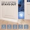 Grotheory 2 Pack Door Draft Stopper, Door Sweep, Weather Stripping Seal view 2