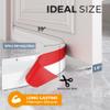 Grotheory 2 Pack Door Draft Stopper, Door Sweep, Weather Stripping Seal view 4