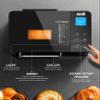 KBS Premium 2LB Convection Bread Maker Dual Heaters, 710W Stainless Steel 17-in-1 Bread Machine Healthy Ceramic Pan, Nut Dispenser,Touch Panel, 3 Loaf Sizes 3 Crust Colors, 15H Timer,Low Noise,Recipes view 2
