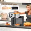 KBS Premium 2LB Convection Bread Maker Dual Heaters, 710W Stainless Steel 17-in-1 Bread Machine Healthy Ceramic Pan, Nut Dispenser,Touch Panel, 3 Loaf Sizes 3 Crust Colors, 15H Timer,Low Noise,Recipes view 4