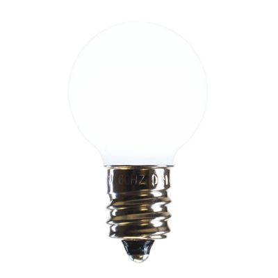Vickerman G30 Pure White Ceramic LED Replacement Bulb, Package of 25