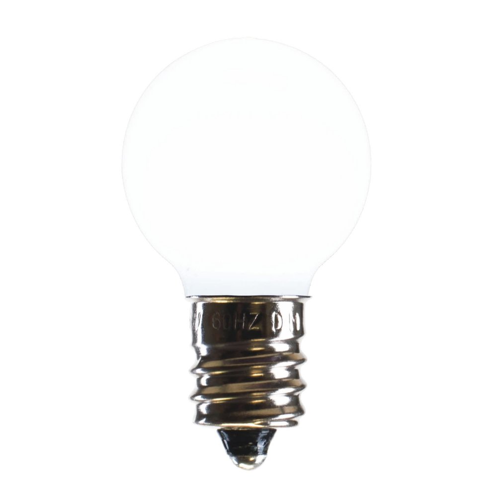 Vickerman G30 Pure White Ceramic LED Replacement Bulb, Package of 25