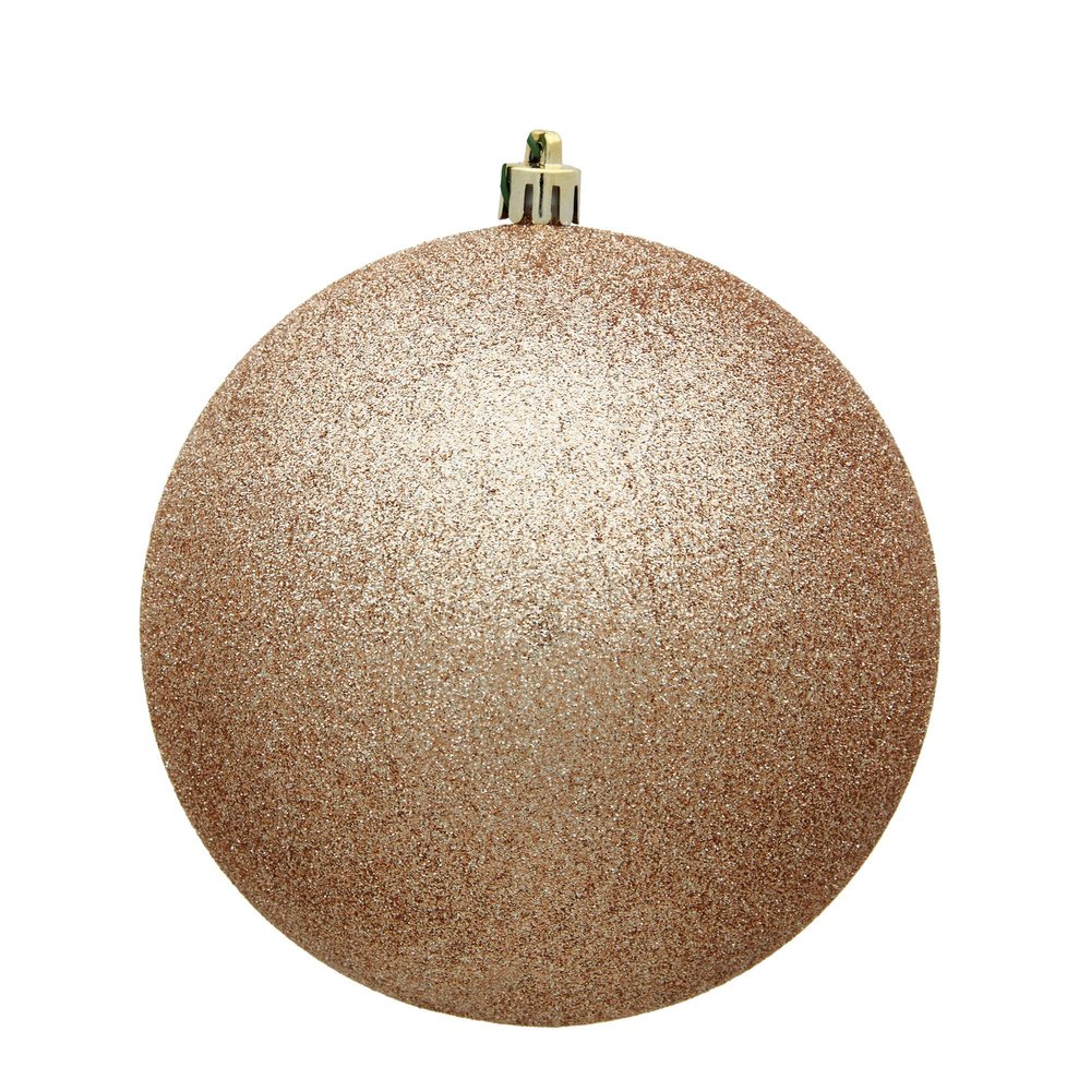 2.4" CAF Latte Glitter Ball 24/Bag