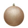 2.4" CAF Latte Glitter Ball 24/Bag view 1
