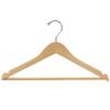 All Purpose Natural Wood Hanger 17 Inches - Case of 50 view 1