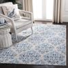 Martha Stewart x SAFAVIEH Area Rug Collection - 4' x 6', Cream & Blue Floral, Floral Pattern, Non-Shedding & Easy Cleaning, Ideal for Living Room, Foyer, Bedroom, Accent Space (MSR2856D) view 1