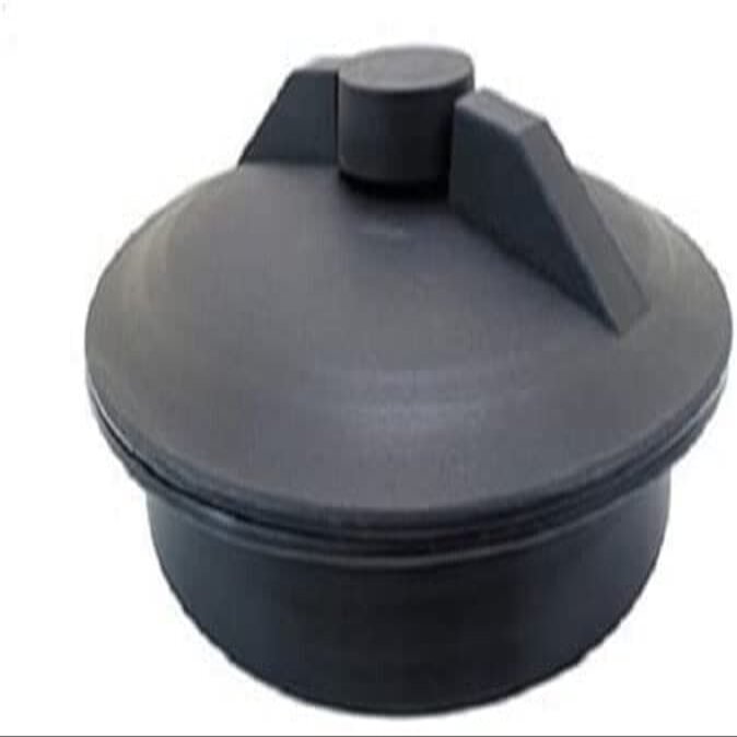 Ace Roto-Mold 10525 8" Threaded Vented Lid & Ring