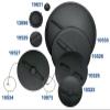 Ace Roto-Mold 10525 8" Threaded Vented Lid & Ring view 3