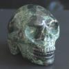 2'' Hand Carved Mixed Gemstone Crystal Skull Figurine Carving Home Decor (kambaba Jasper) view 2