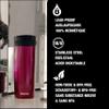 Sigg - Insulated Coffee Cup - Travel Mug Miracle Berry - Hot & Cold. Leakproof. BPA Free - 18/8 Stainless Steel - 16 Oz view 3