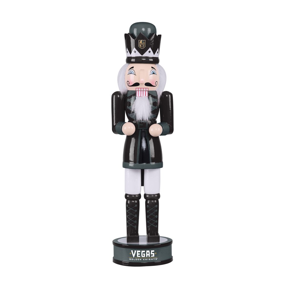 FOCO NHL Vegas Golden Knights Team Logo 14' Holiday NutcrackerTeam Logo 14' Holiday Nutcracker, Version 2, One Size