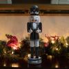 FOCO NHL Vegas Golden Knights Team Logo 14' Holiday NutcrackerTeam Logo 14' Holiday Nutcracker, Version 2, One Size view 3