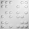 Ekena Millwork WP20X20EMWH-CASE-10 19 5/8"W x 19 5/8"H Emery EnduraWall Decorative 3D Wall Panel Covers 26.75 Sq. Ft. (10/PK) view 1