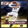 Trends International NBA Denver Nuggets - Jamal Murray 19 Wall Poster, 22.375" x 34", Black Framed Version view 1