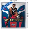 Trends International NBA New Orleans Pelicans - Zion Williamson 19 Wall Poster, 14.725" x 22.375", Silver Framed Version view 3