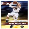 Trends International NBA Denver Nuggets - Jamal Murray 19 Wall Poster, 14.725" x 22.375", White Framed Version view 1