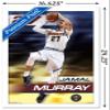 Trends International NBA Denver Nuggets - Jamal Murray 19 Wall Poster, 14.725" x 22.375", White Framed Version view 3