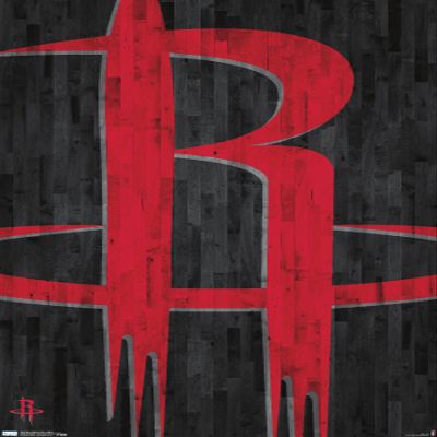 Trends International NBA Houston Rockets - Logo 19 Wall Poster, 22.375" x 34", Premium Unframed Version