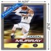 Trends International NBA Denver Nuggets - Jamal Murray 19 Wall Poster, 14.725" x 22.375", Barnwood Framed Version view 3