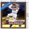 Trends International NBA Denver Nuggets - Jamal Murray 19 Wall Poster, 14.725" x 22.375", Mahogany Framed Version view 3