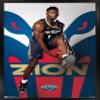 Trends International NBA New Orleans Pelicans - Zion Williamson 19 Wall Poster, 14.725" x 22.375", Black Framed Version view 1