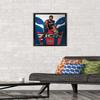 Trends International NBA New Orleans Pelicans - Zion Williamson 19 Wall Poster, 14.725" x 22.375", Black Framed Version view 2