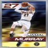 Trends International NBA Denver Nuggets - Jamal Murray 19 Wall Poster, 22.375" x 34", Silver Framed Version view 1