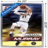 Trends International NBA Denver Nuggets - Jamal Murray 19 Wall Poster, 22.375" x 34", Silver Framed Version view 3