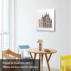 Niwo ART - Duomo Cathedral, World's Most Famous Architecture Drawings Series 2, Canvas Wall Art Home Decor, Gallery Wrapped, Stretched, Framed Ready to Hang (24"x20"x3/4") view 3