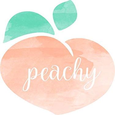 MAGNET Peachy Magnetic Car Sticker Decal Refrigerator Metal Magnet Vinyl 5"