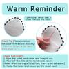 2Pairs Warm Toilet Seat Cover Mat Plush Thick Toilet Seat Padded Non Slip Soft Cushion Washable Bathroom Warmer Static Cling Cover Non Adhesive,Grey view 4