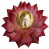 Brass Lotus Kuber Diya for Puja Home Dcor Brass Diya Deepak Oil Lamp Small Lotus Kamal Shape for Home Temple Puja Articles Decor Gifts Giting (6-Inch) view 1