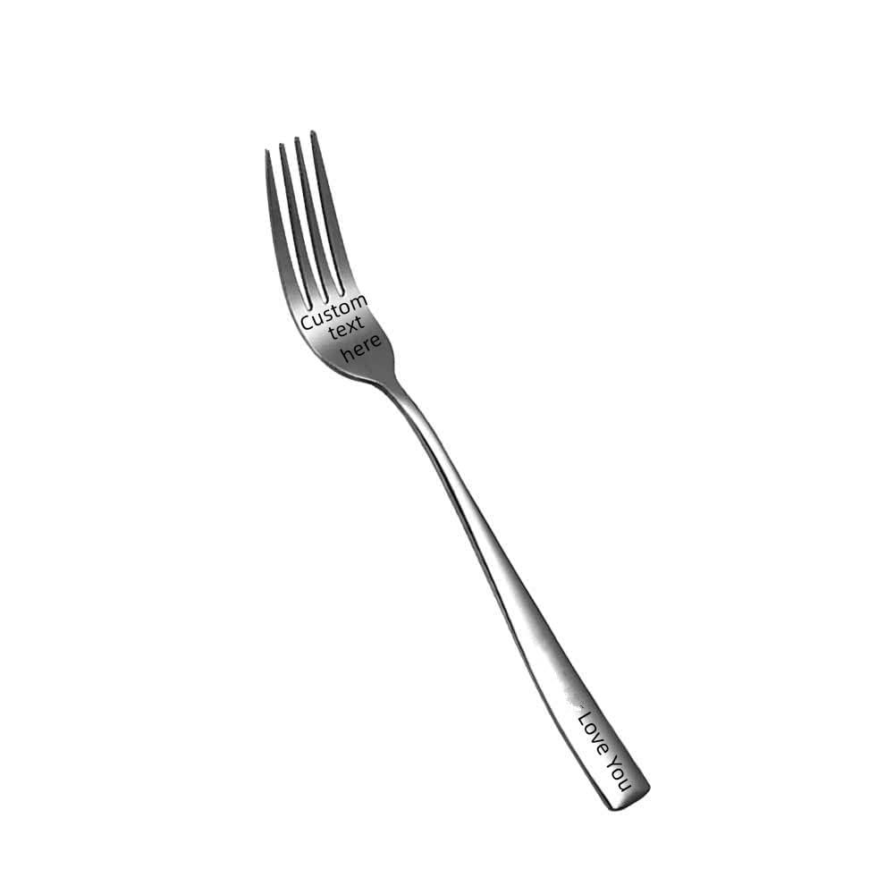 OBTIAN Custom Personalized Engraved Forks - Stainless Steel Unique Gift for Loved Ones
