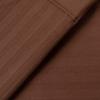6 Pc Bed Set 100% Cotton RV-King Sheet Set 800 TC Long Luxury Hotel Bedding Sheets Chocolate Stripe, Fit Upto 18" Deep Pocket 1 Flat, 1 Fitted & 4 Pillowcases (RV-King, Chocolate Stripe) view 2