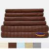 6 Pc Bed Set 100% Cotton RV-King Sheet Set 800 TC Long Luxury Hotel Bedding Sheets Chocolate Stripe, Fit Upto 18" Deep Pocket 1 Flat, 1 Fitted & 4 Pillowcases (RV-King, Chocolate Stripe) view 4
