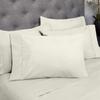 6 Pc Bed Set 100% Cotton RV-King Sheet Set with 800 TC Long Luxury Hotel Bedding Sheets Ivory, Fit Upto 12" Deep Pocket 1 Flat, 1 Fitted & 4 Pillowcases (RV-King, Ivory) view 2