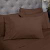 6 Pc Bed Set 100% Cotton RV-King Sheet Set with 800 TC Long Luxury Hotel Bedding Sheets Chocolate, Fit Upto 12" Deep Pocket 1 Flat, 1 Fitted & 4 Pillowcases (RV-King, Chocolate) view 2